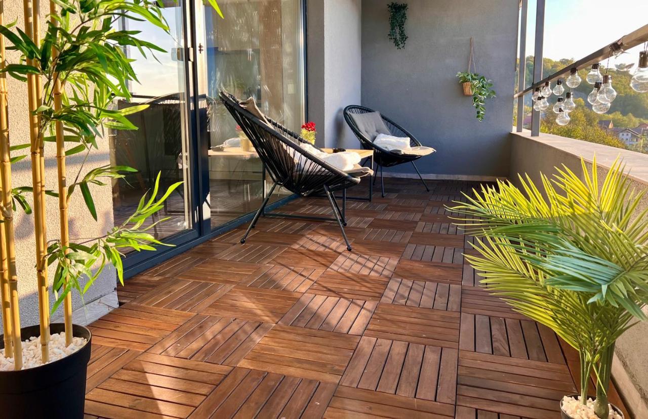 Ghinda Nest Apartment Bistriţa Екстериор снимка